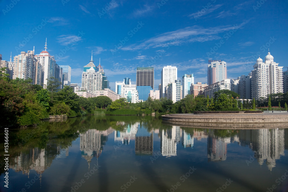 Naklejka premium cityscape