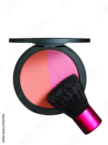 makeup, cheek, blush compact, pink orange