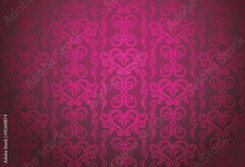 Luxury pink ornamental pattern