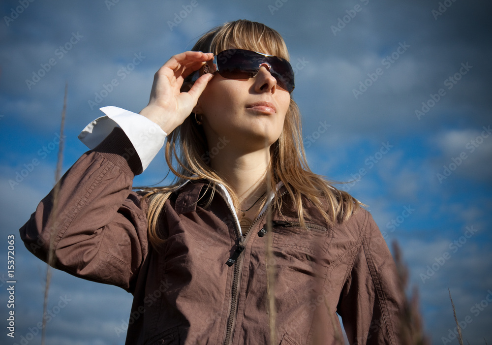 girl in sunglasses girl in sunglasses