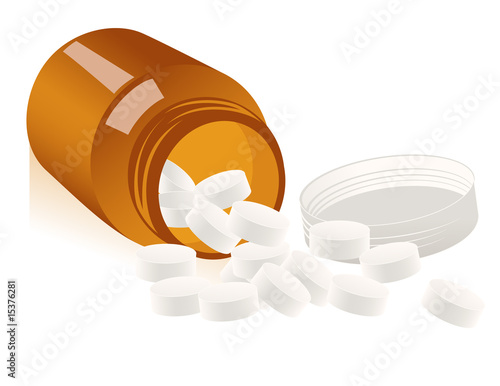 Jar with pills