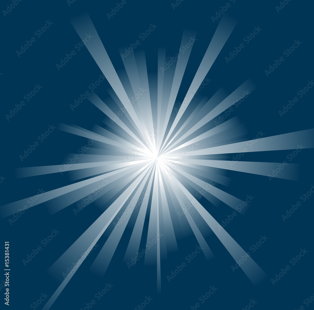 Obraz premium Sun on a blue sky