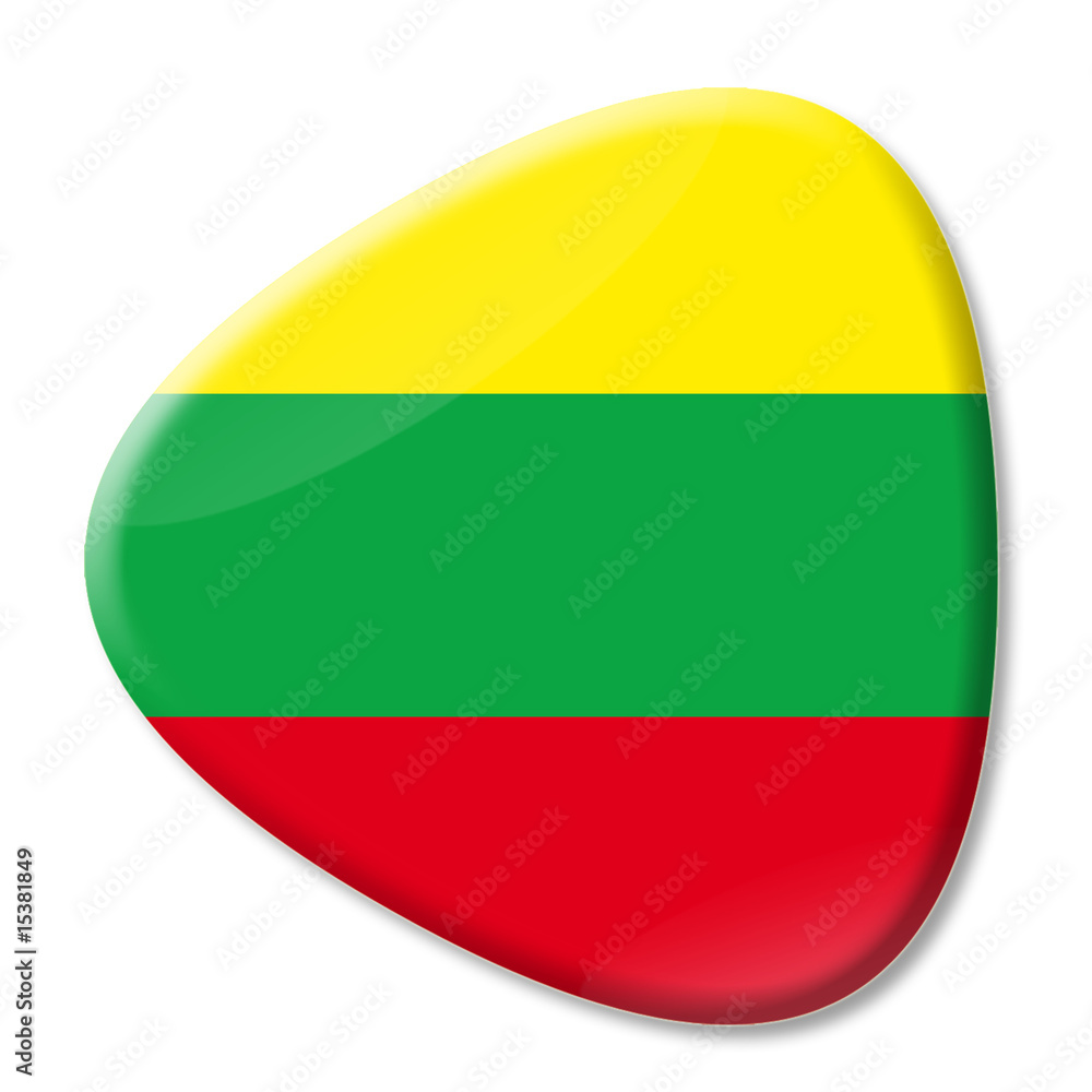 Litauenbutton dreieckig Litauenbutton dreieckig
