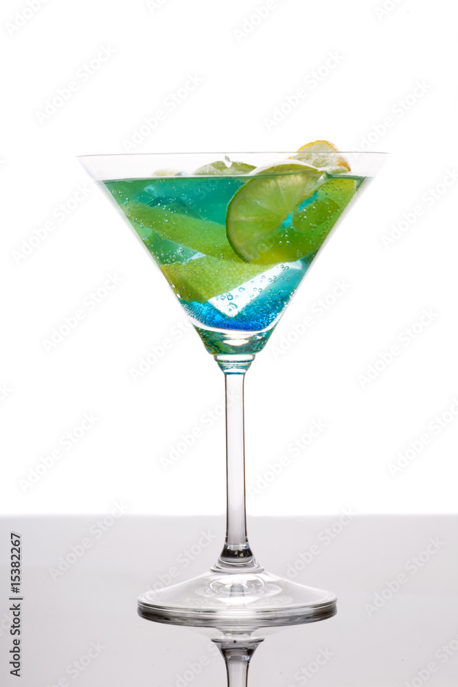 blue cocktail