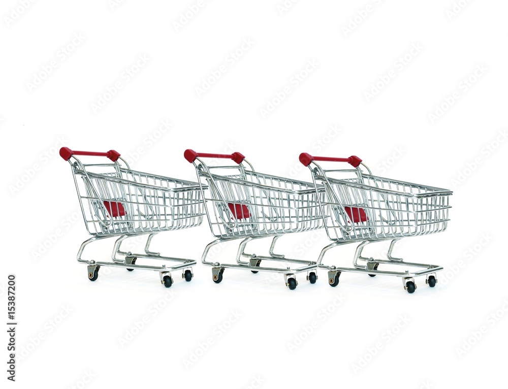 Three Shopping cart Three Shopping cart