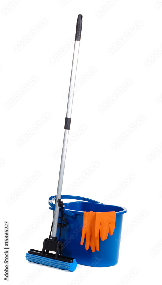 Swab and bucket Swab and bucket