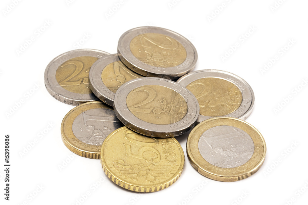 Euro coins