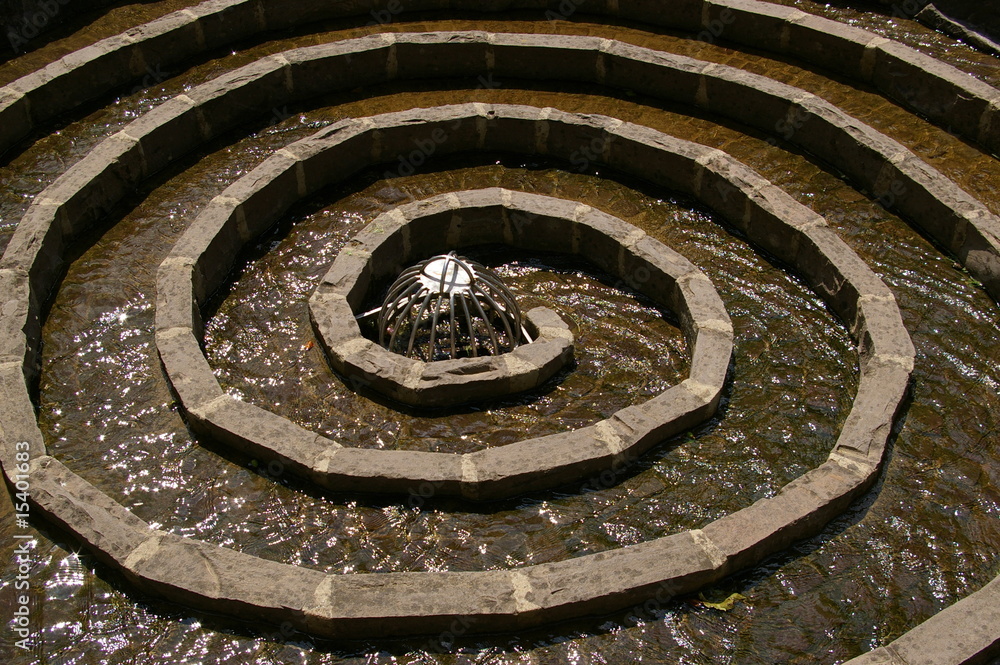 Wasserspirale - Wasserlauf