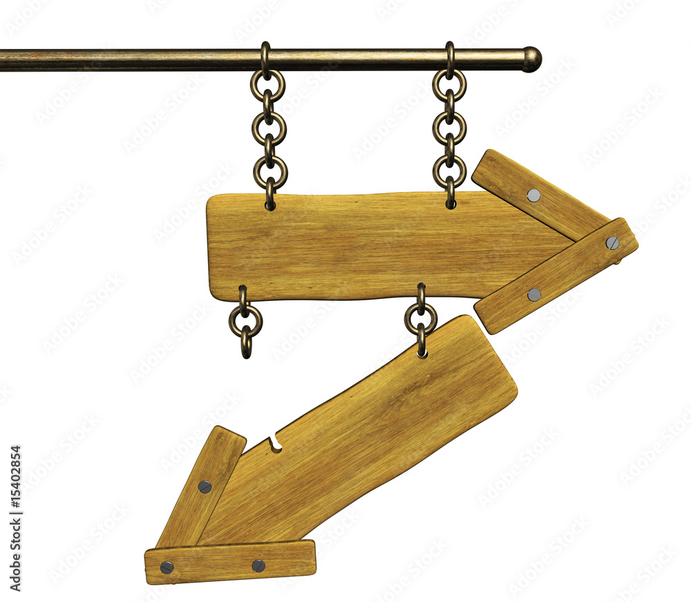3d retro wooden arrows 3d retro wooden arrows