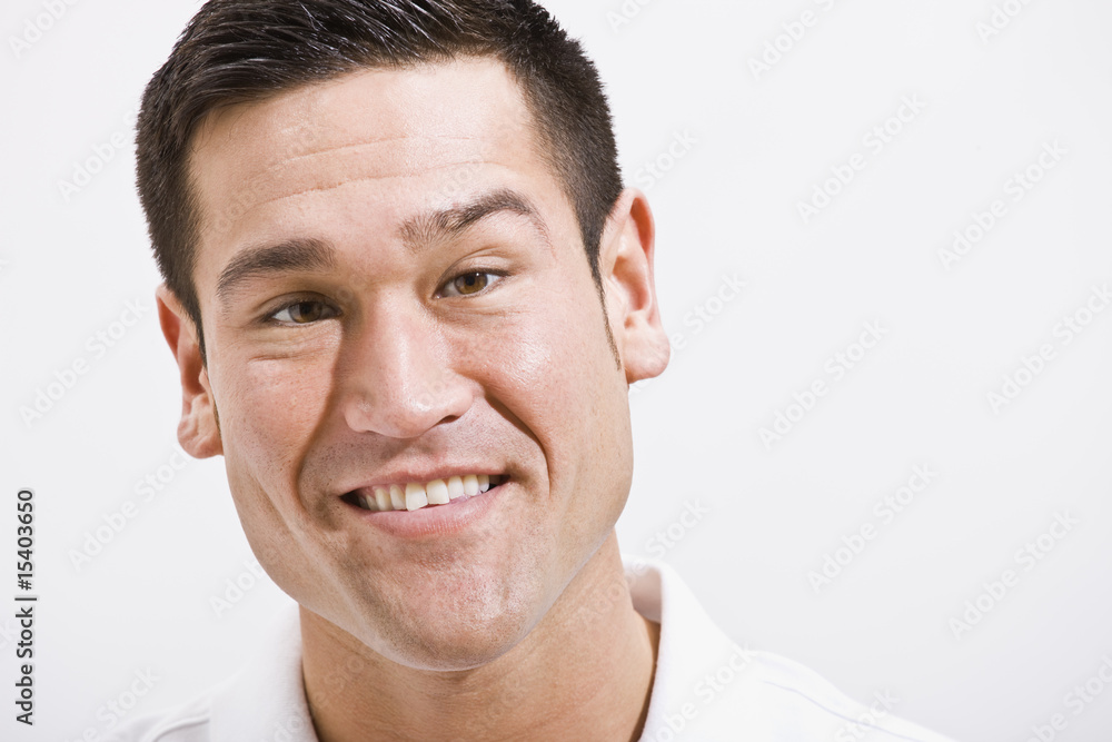 Fototapeta premium Close Up Portrait of Attractive male