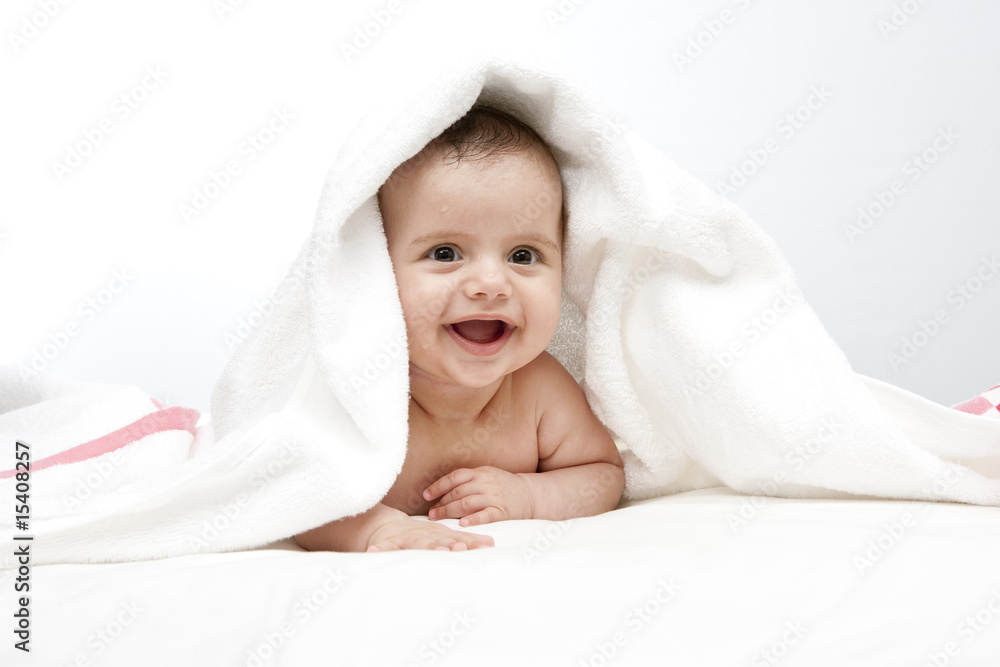 Baby after bath Baby after bath