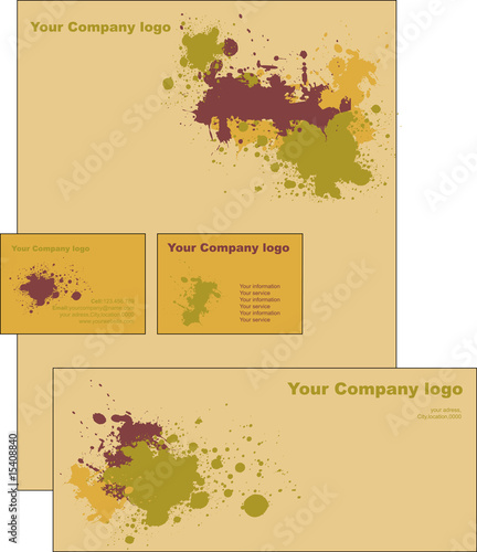 Art Corporate Identity Teplate Vector
