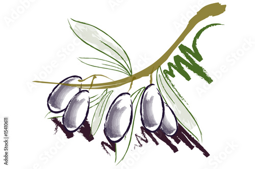 Ramo olive nere