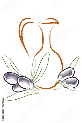 Caraffa con olive