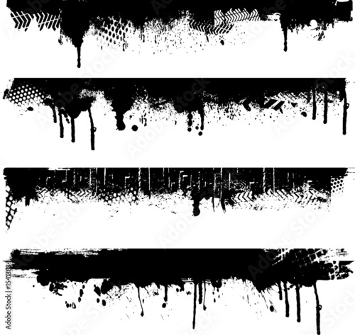 Grunge borders