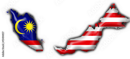 Photography malaysia button flag map shape