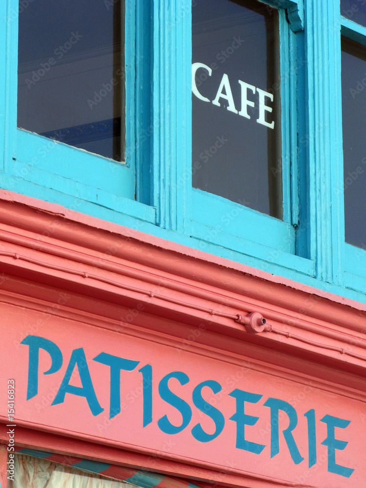 Façade de café - pâtisserie