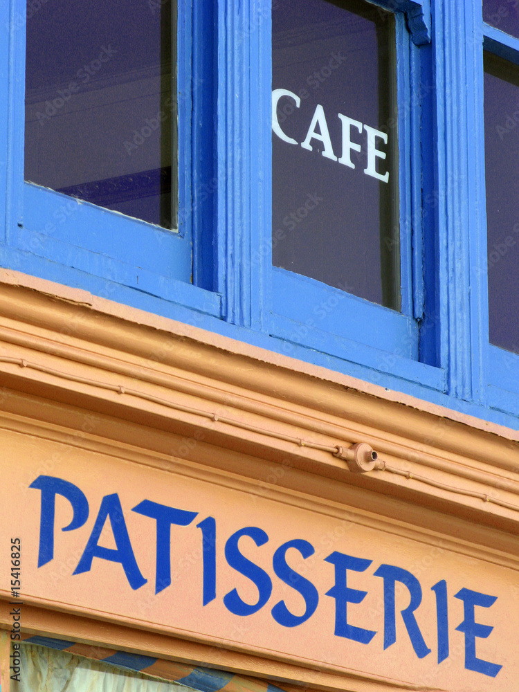 Façade de café - pâtisserie