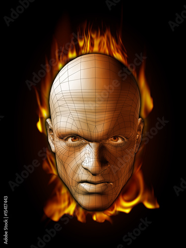 Flaming Head