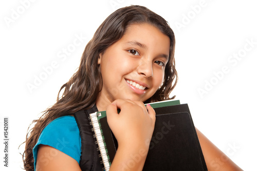 Pretty Hispanic Girl with B...