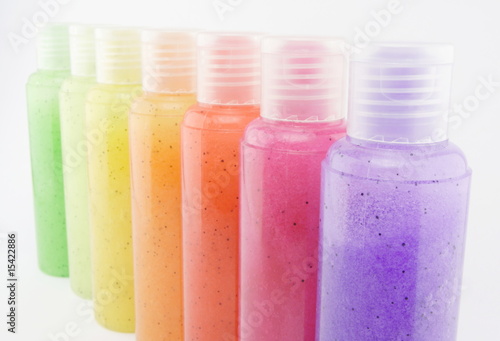 colorful bottles photo