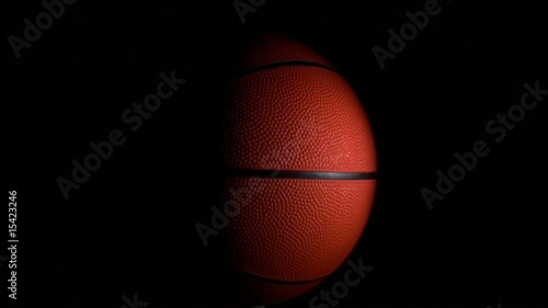 Basketball against black full seamless loop - HD photo