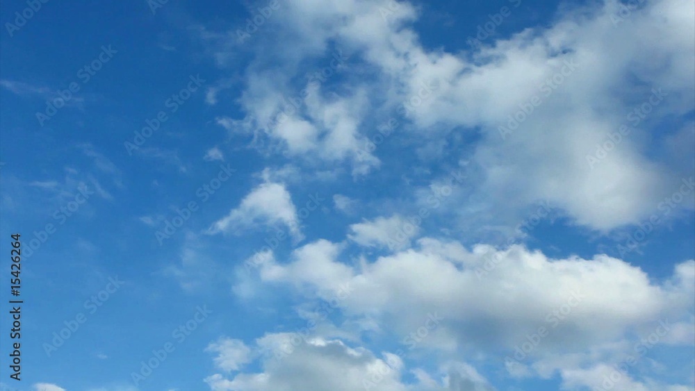 Time lapse movement of two layers of clouds Time lapse movement of two layers of clouds