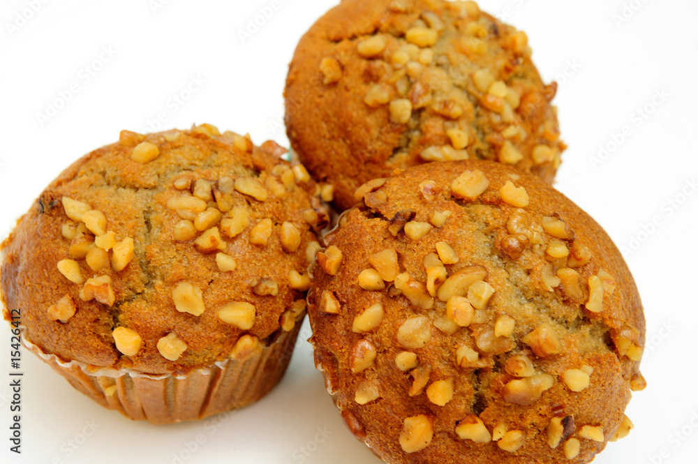 Banana Muffin With Waluts Banana Muffin With Waluts