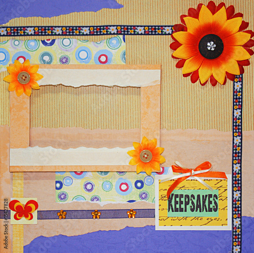 scrapbook photo frame