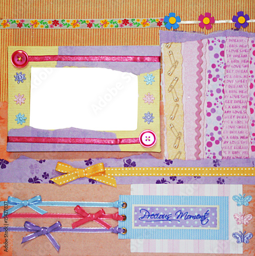 scrapbook photo frame