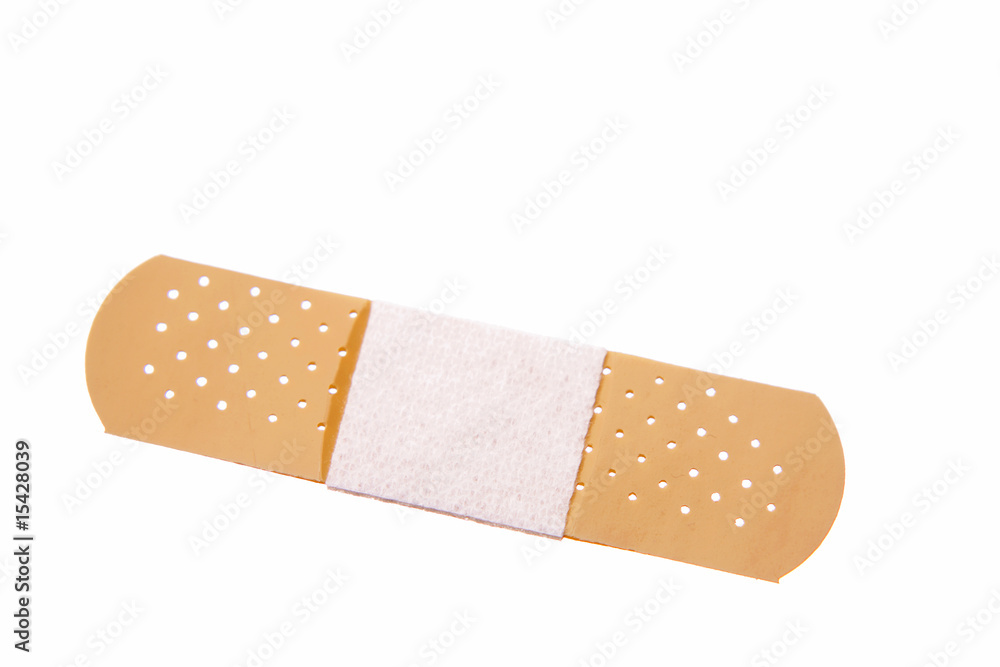 Plaster isolated on white background