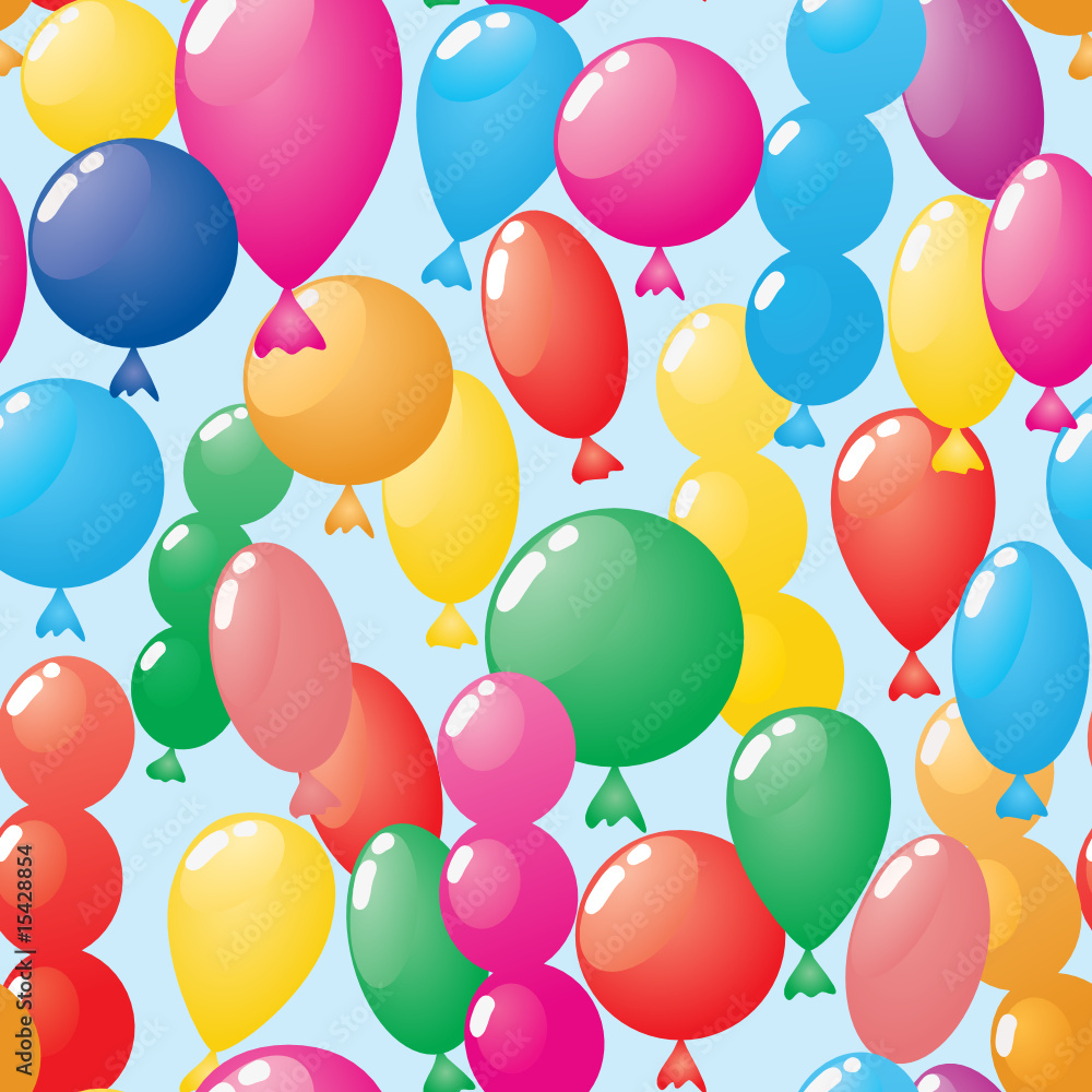 Abstract balloons background. Seamless. Vector. Abstract balloons background. Seamless. Vector.