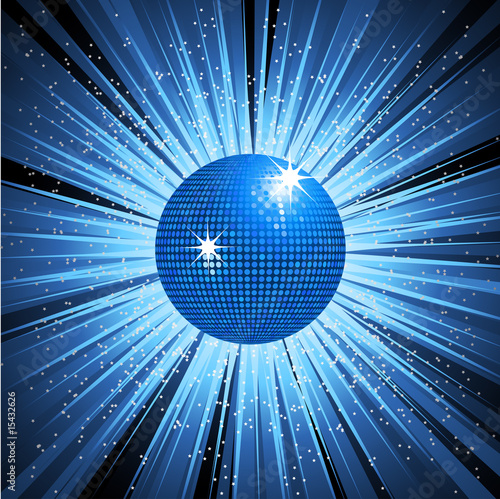 disco ball explosion
