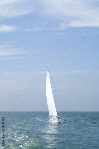 Sailing on calm waters