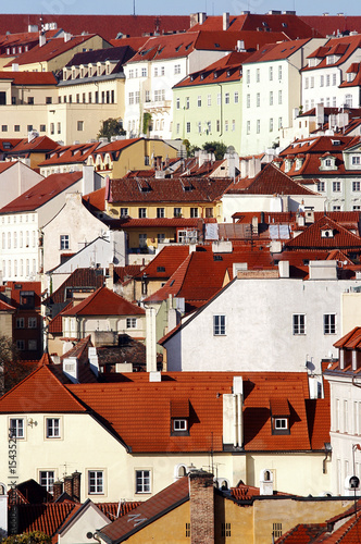 Canvas Print Historical centrum of the Prague - city district Hradcany