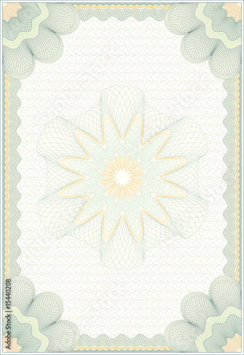 Secured Guilloche diploma background in layers for easy editing
