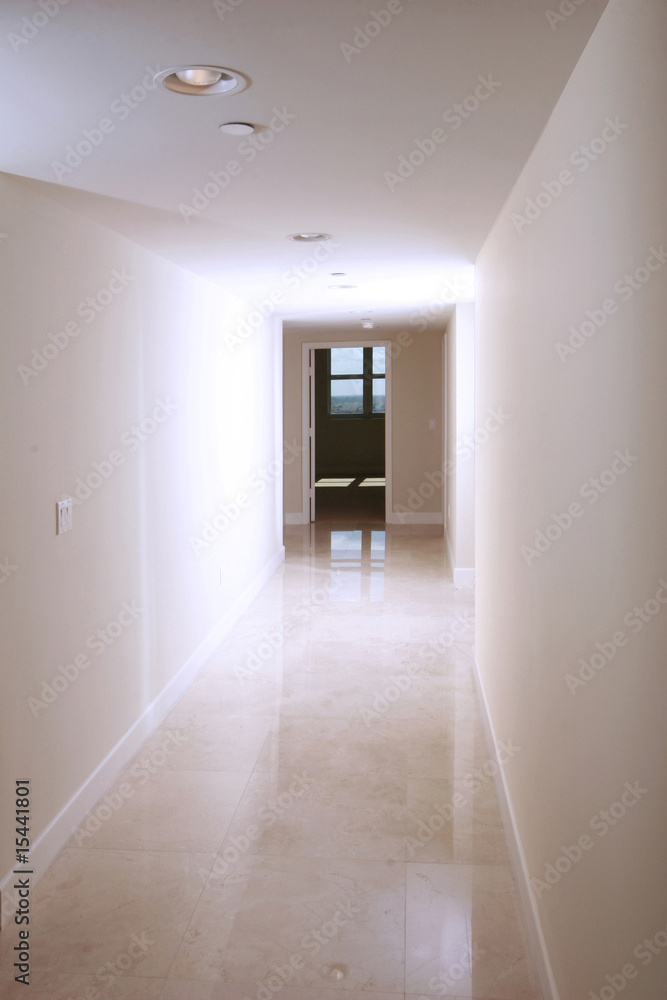 Empty hallway for interior design presentation Empty hallway for interior design presentation