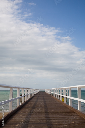 Boardwalk into the ocean © Anton Harder