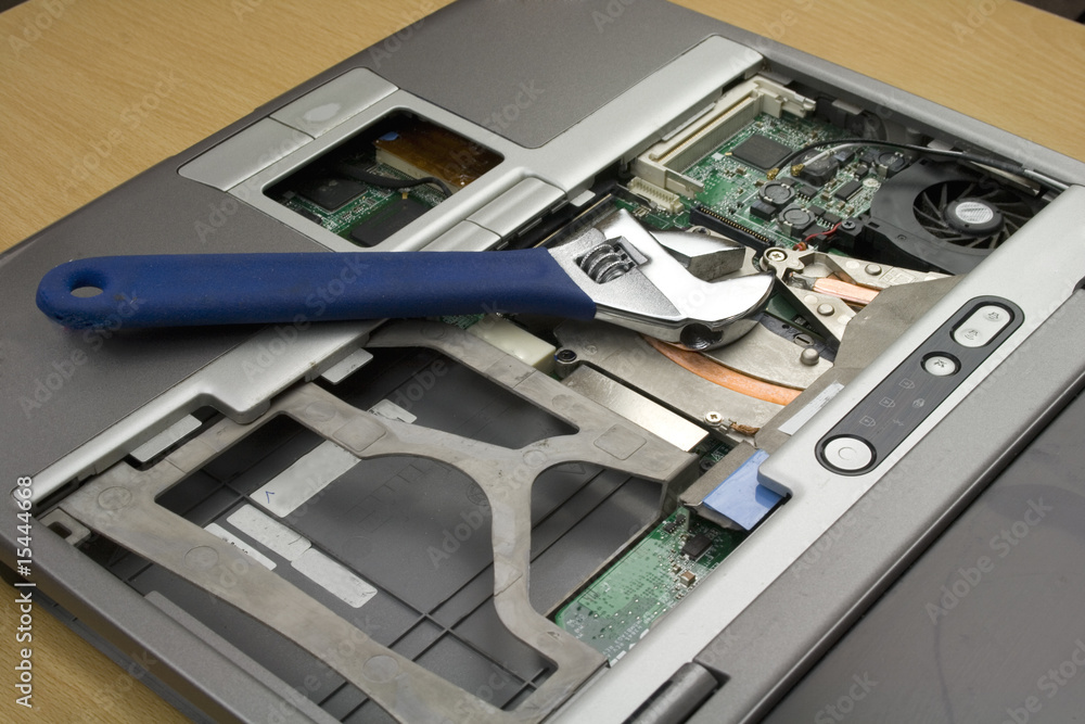 Broken laptop Broken laptop