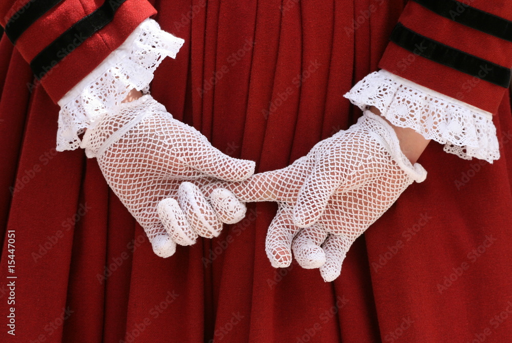 gants en dentelle blanche,costume,folklore,breton Photos | Adobe Stock