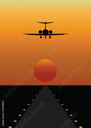 Airplane Coming in to Land