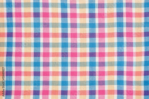 Colorful Checkered Picnic Cloth