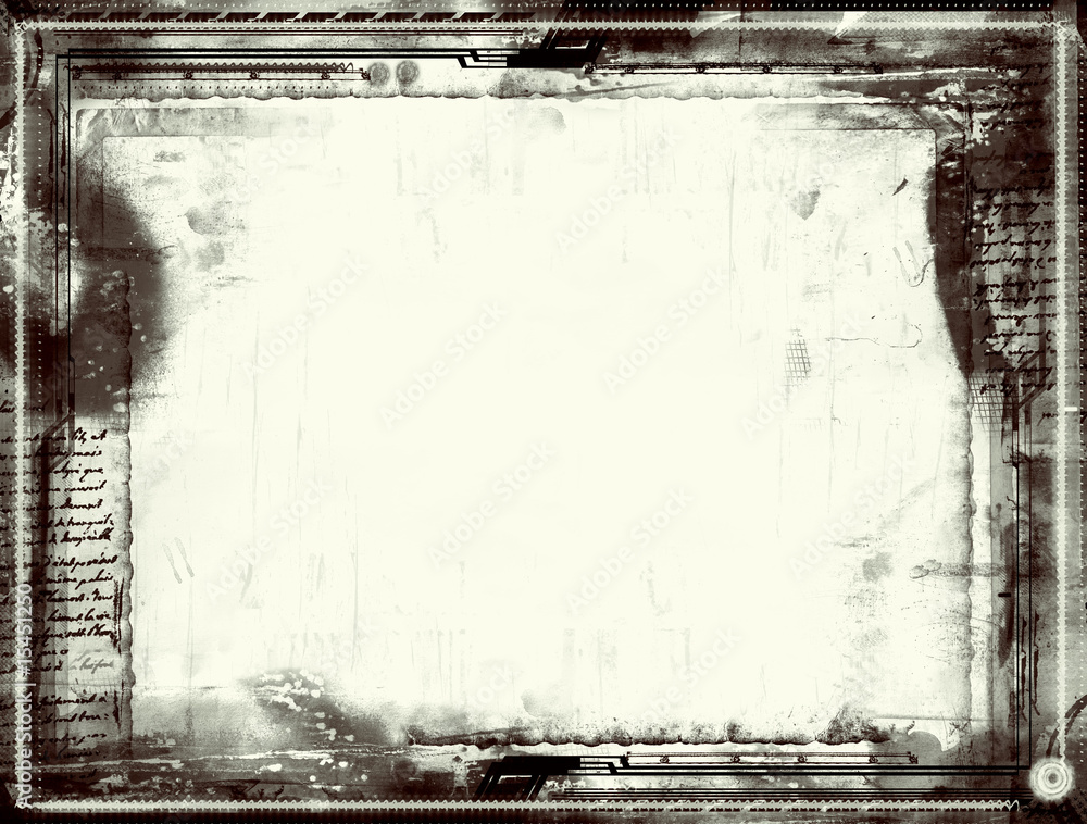 Fototapeta premium Grunge border for your images