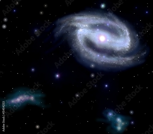 Fototapeta Naklejka Na Ścianę i Meble -  Galaxie
