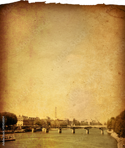 antique paris - with space for text or image