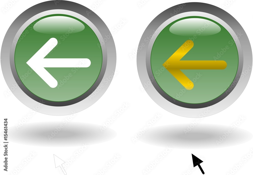 bouton cliquable 2 positions fleche gauche bouton cliquable 2 positions fleche gauche