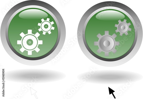 bouton cliquable 2 positions travail