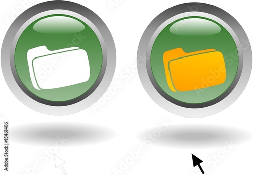 bouton cliquable 2 positions dossier