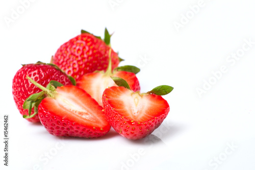 Fresh and tasty strawberries