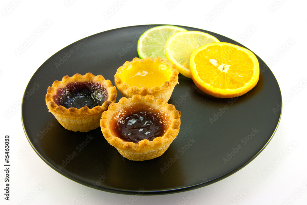 Jam Tarts with Citrus Slices Jam Tarts with Citrus Slices